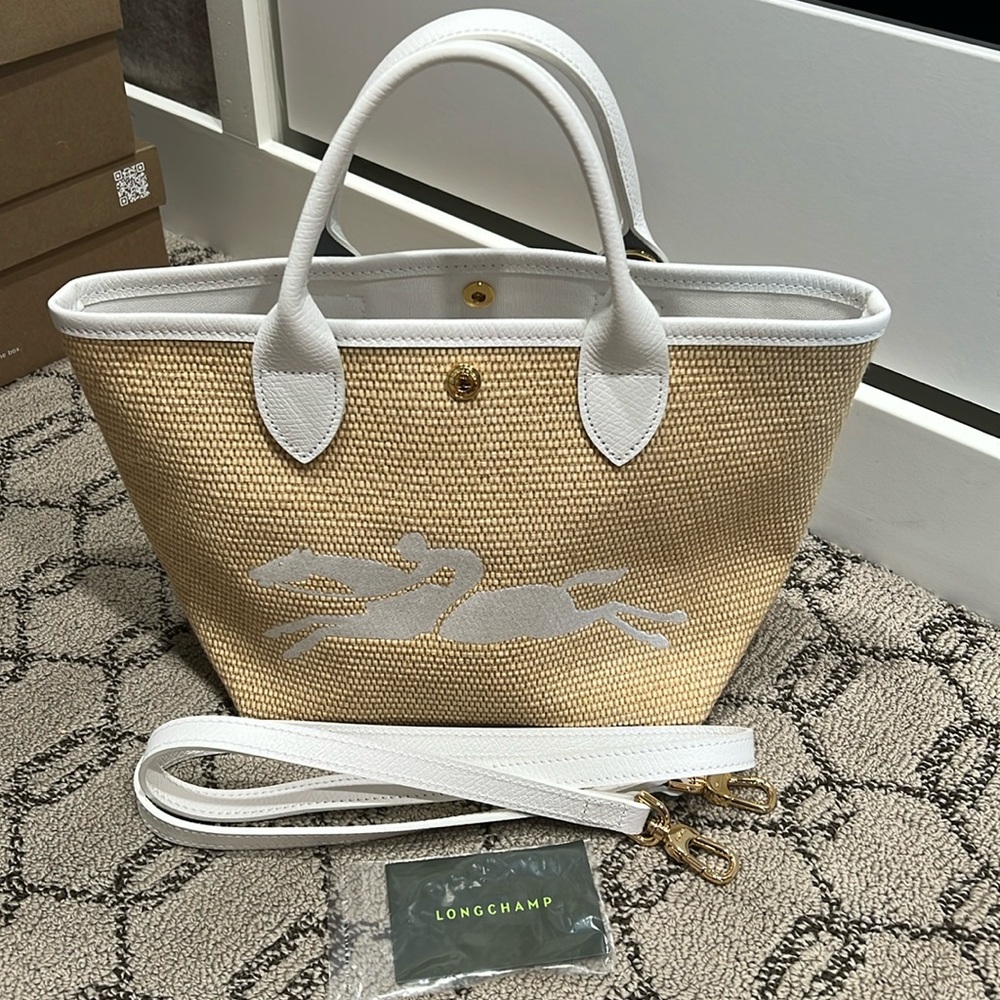 Longchamp straw bag